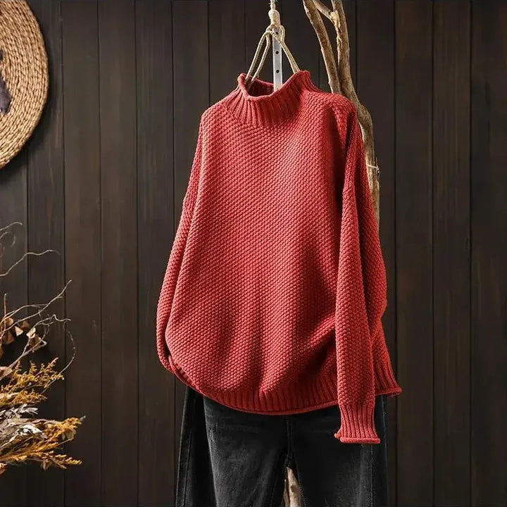 Maud | Cozy Mock-Neck Sweater
