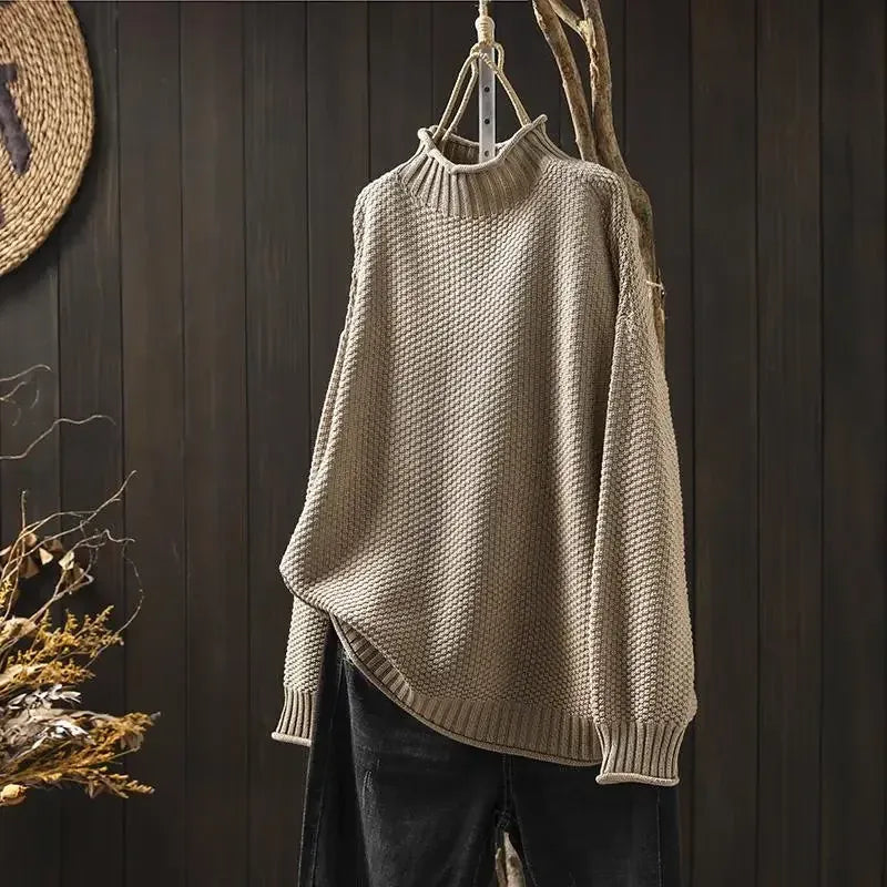 Maud | Cozy Mock-Neck Sweater