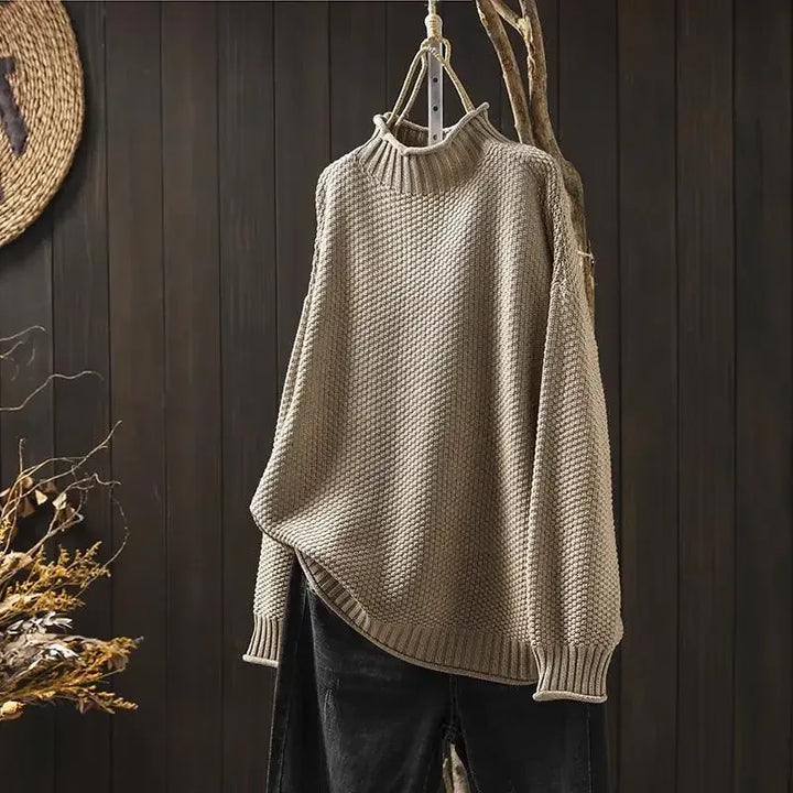 Maud | Cozy Mock-Neck Sweater