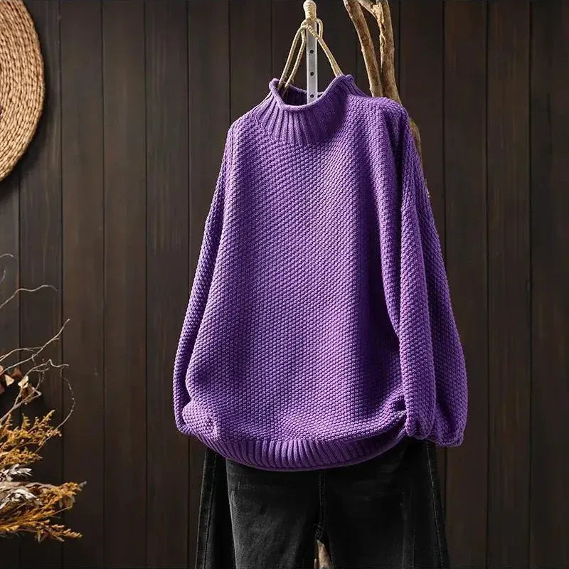 Maud | Cozy Mock-Neck Sweater