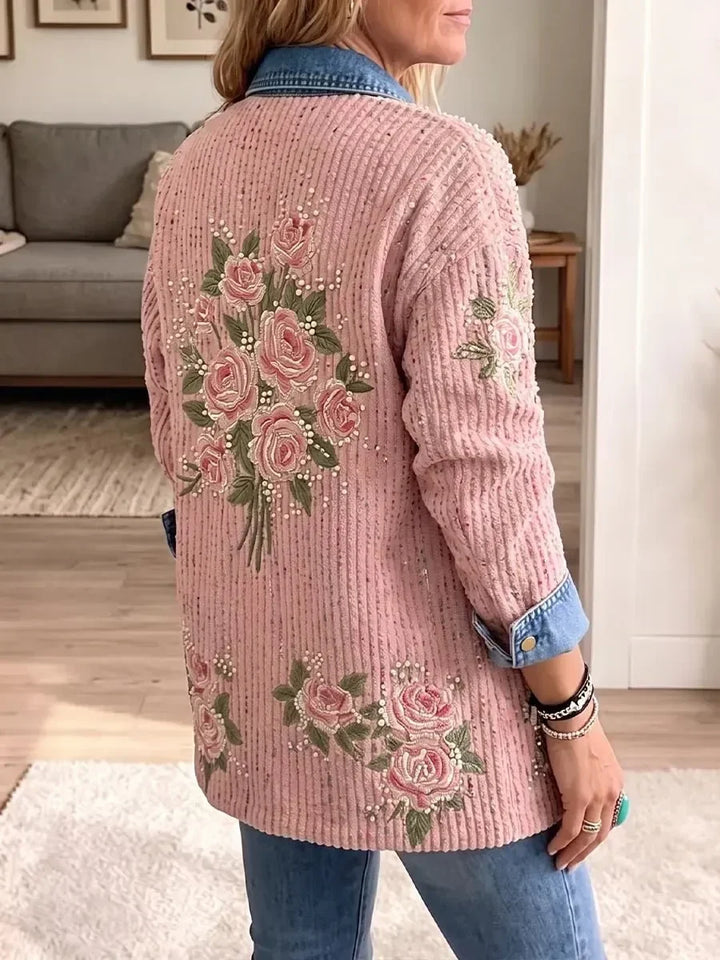 Loretta | Floral Embroidered Tailored Blazer