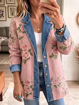 Loretta | Floral Embroidered Tailored Blazer