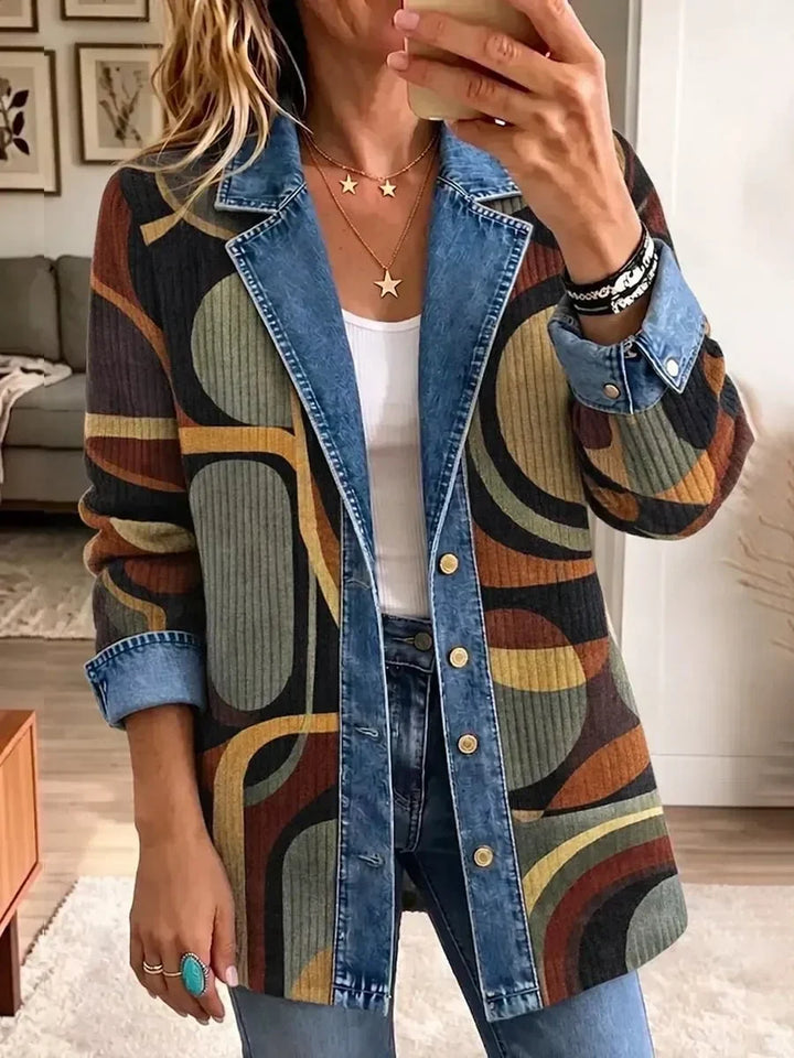 Geraldine | Abstract Print Statement Jacket