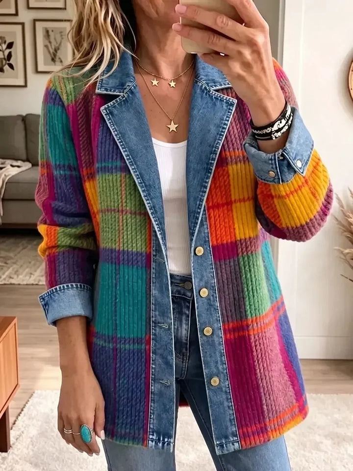 Paige | Vintage Checked Shirt Jacket