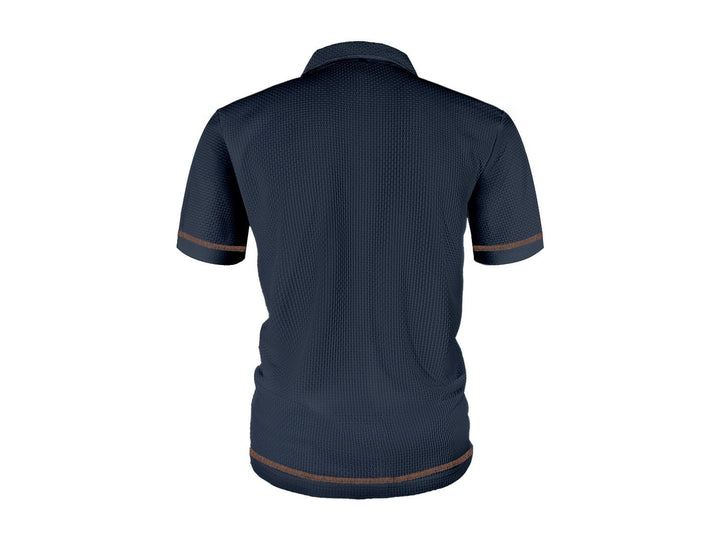 Weston | Men's Textured Polo Button-Up Shirt