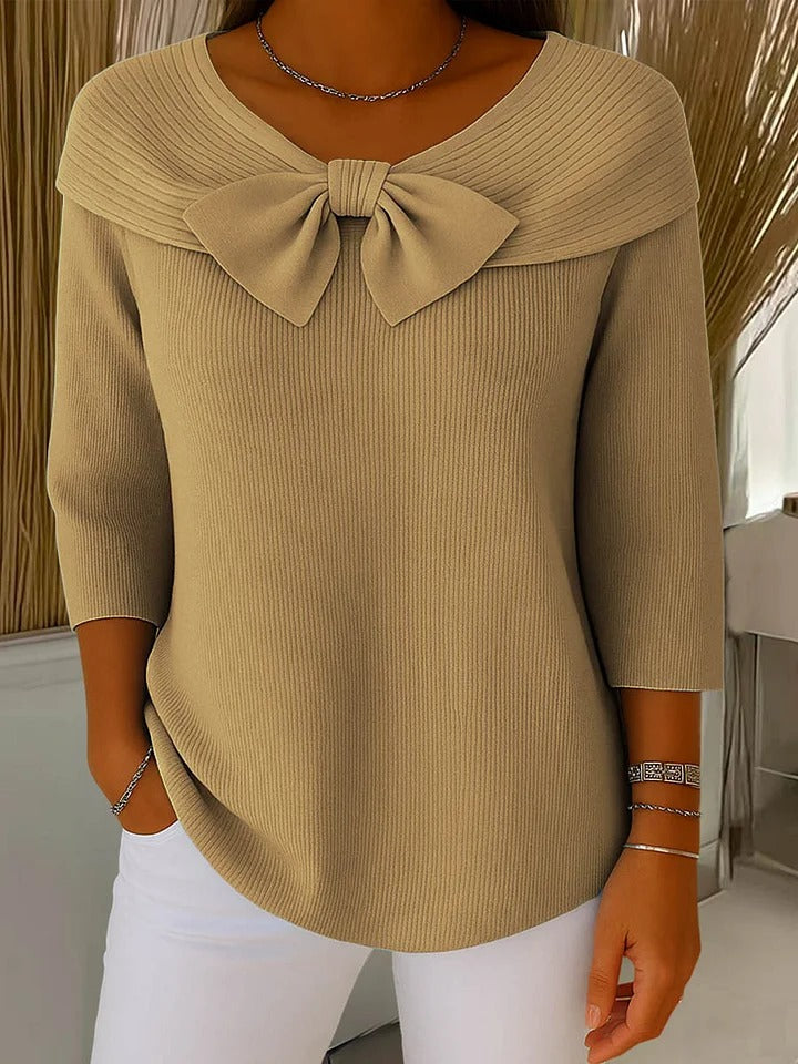 Astrid | Bow-Neck Sweater