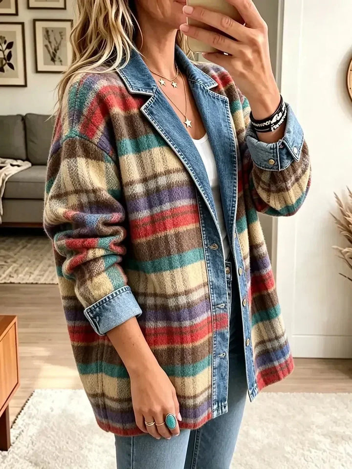 Lorraine | Colorful Plaid Overshirt Jacket
