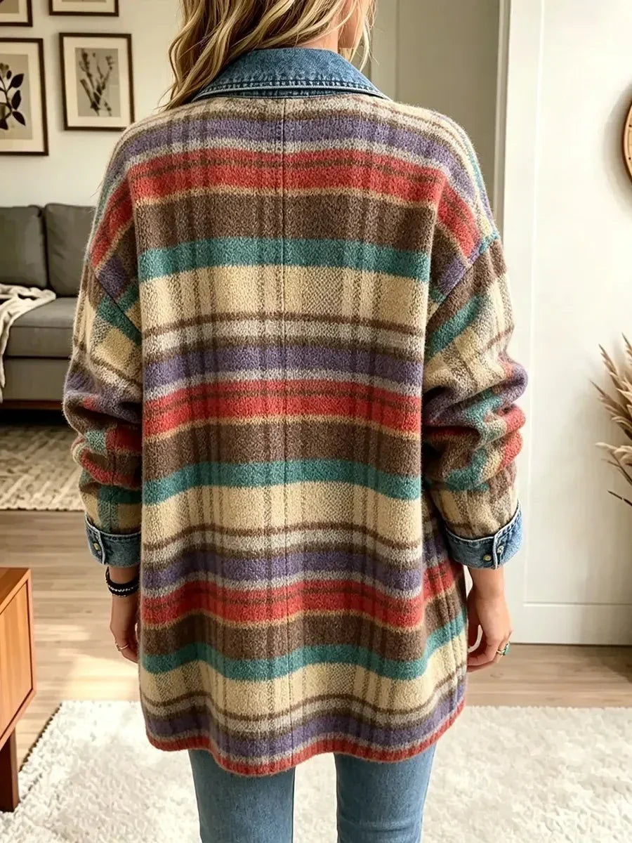 Lorraine | Colorful Plaid Overshirt Jacket
