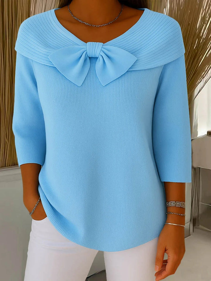 Astrid | Bow-Neck Sweater