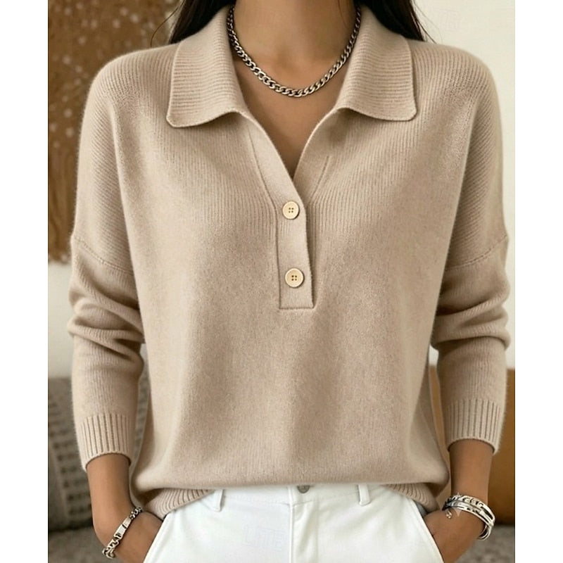 Linnea | Refined Collared Sweater