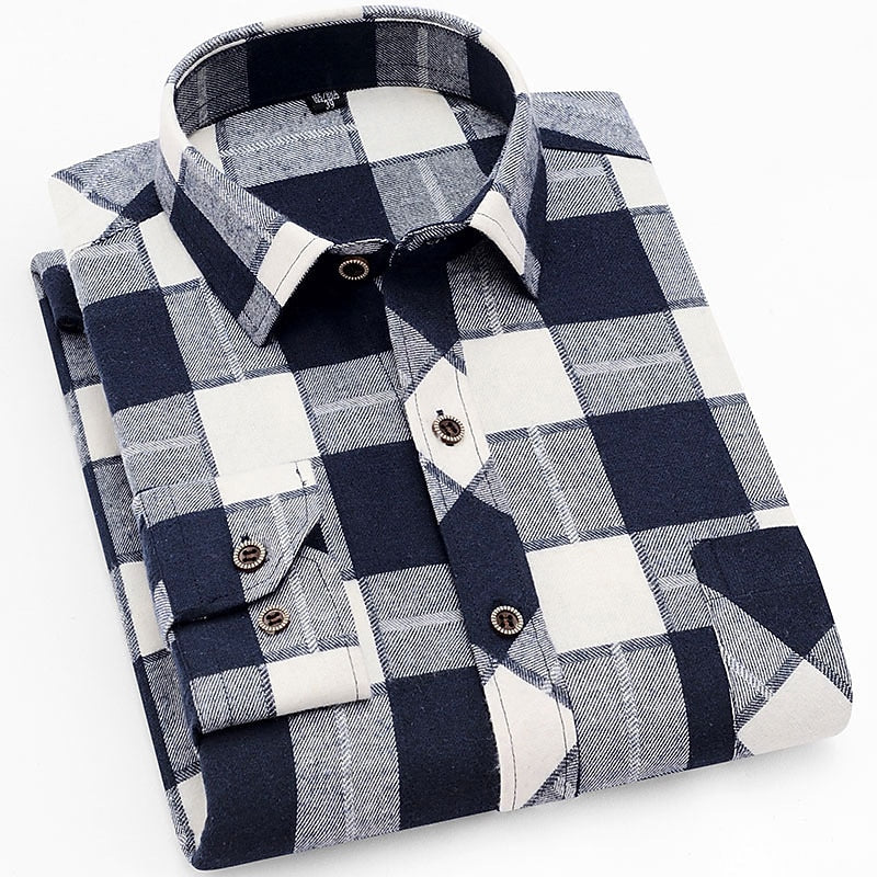 Warren | Classic Plaid Button-Up Shirt
