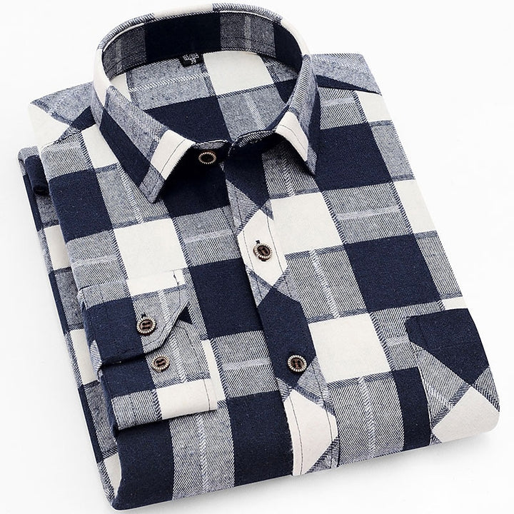 Warren | Classic Plaid Button-Up Shirt