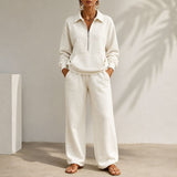 Loretta | Relaxed Half-Zip Two-Piece Set