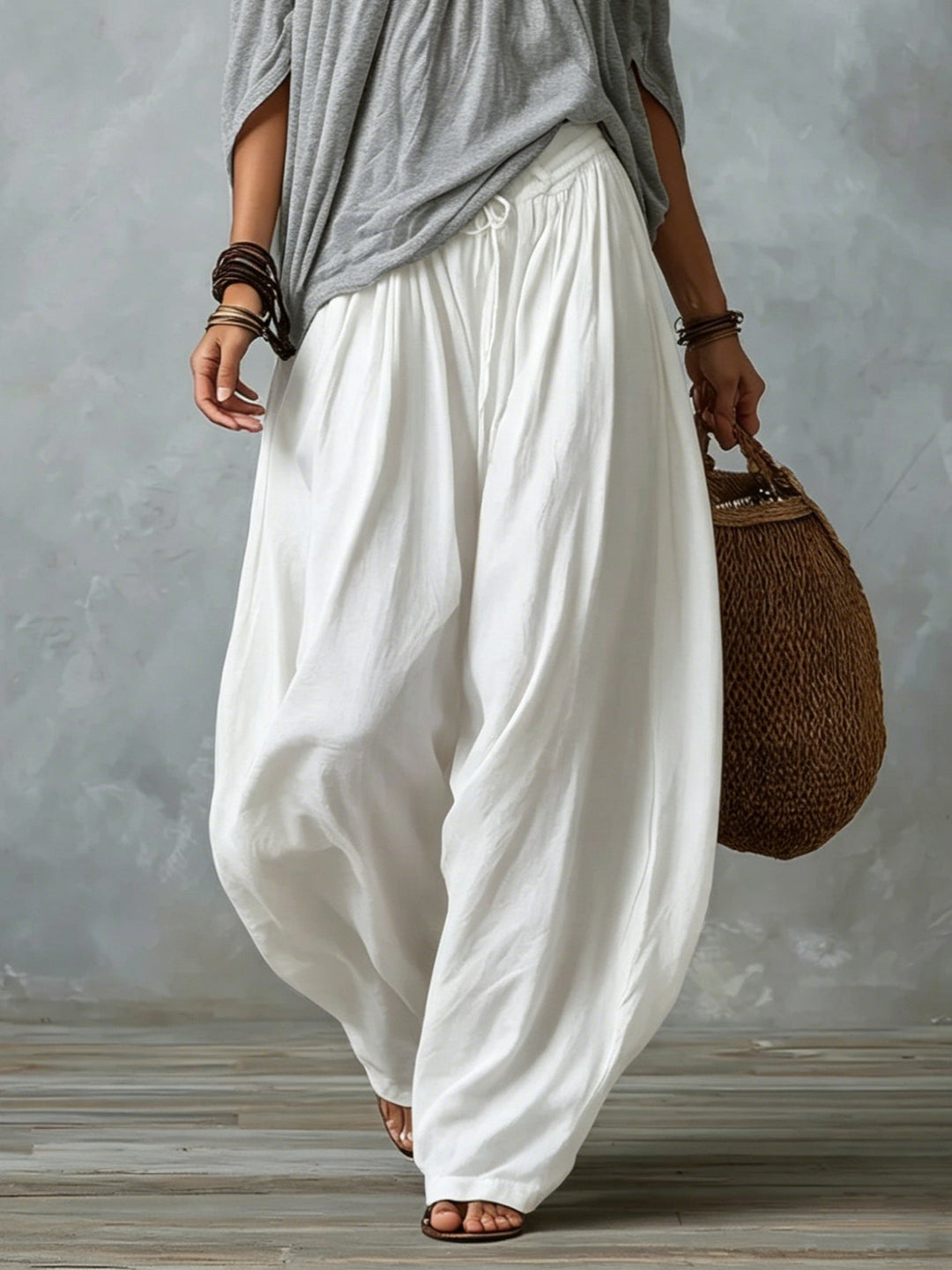 Margery | Relaxed Off-Shoulder Two-Piece Set