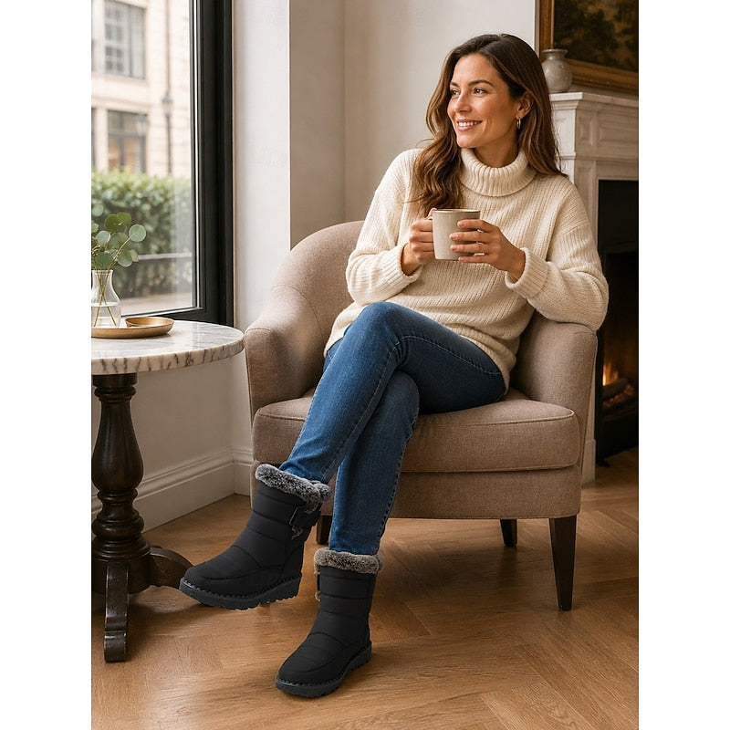 Juniper | Cozy Quilted Winter Boots