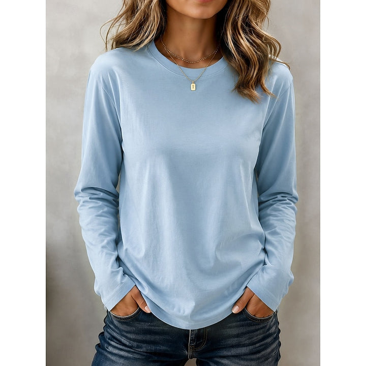 Juliet | Classic Long Sleeve Crew Neck Top