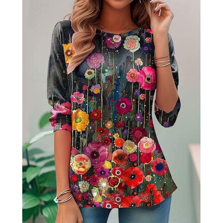Juliet | Floral Long Sleeve Top
