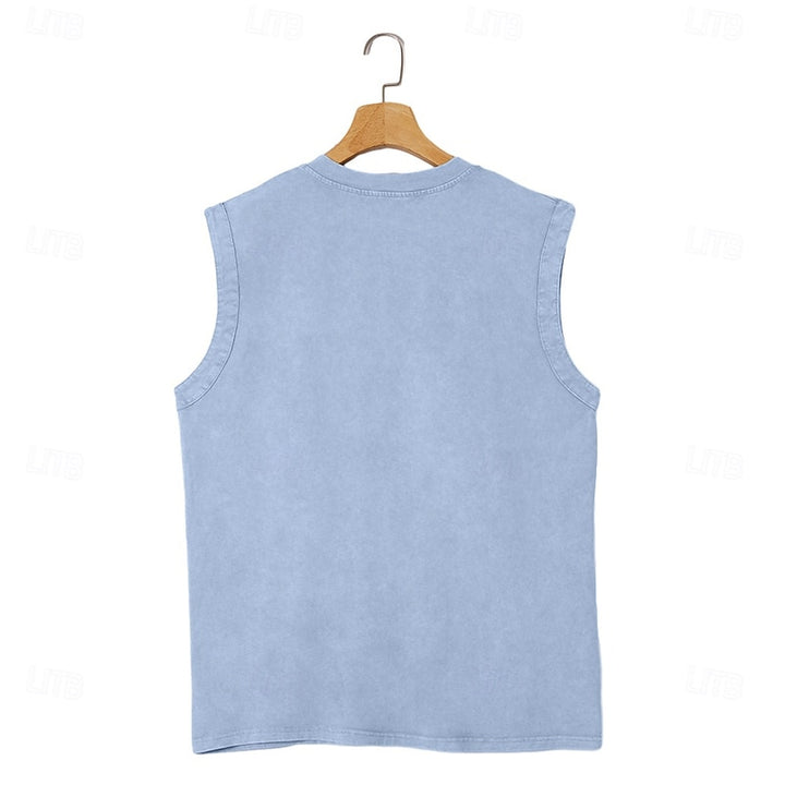 Carson | Classic Button Pocket Tank Top