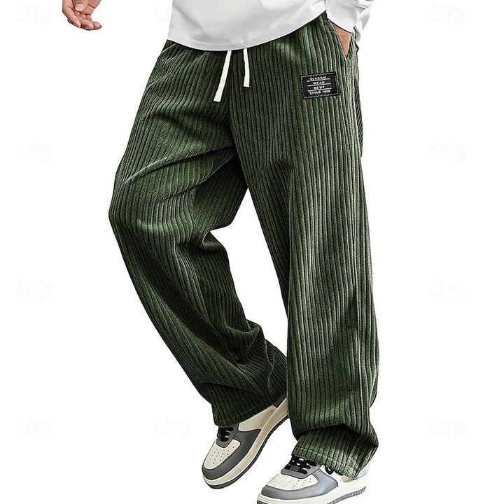 Victor | Relaxed Ribbed Comfort Pants