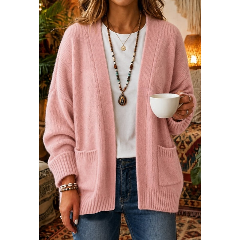 Naomi | Relaxed Open-Front Cardigan