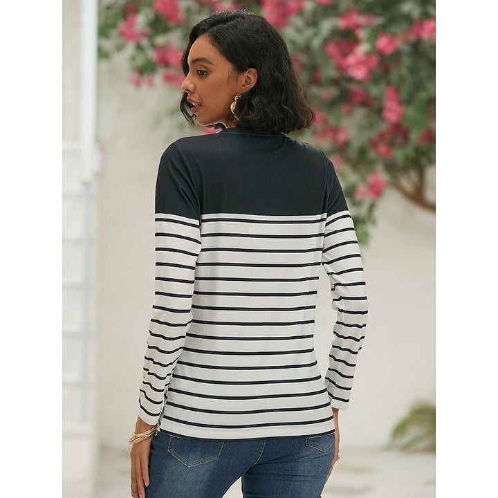 Isla | Striped Long-Sleeve Top