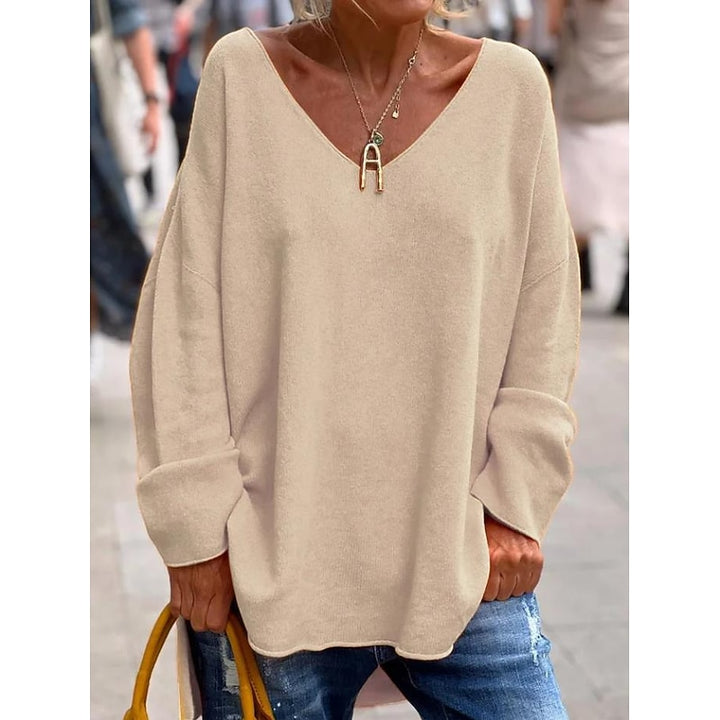Joanne | Relaxed V-Neck Pullover