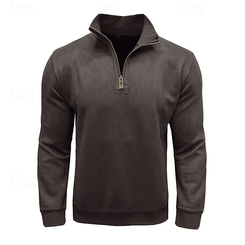 Donovan | Quarter-Zip Stand-Collar Sweatshirt