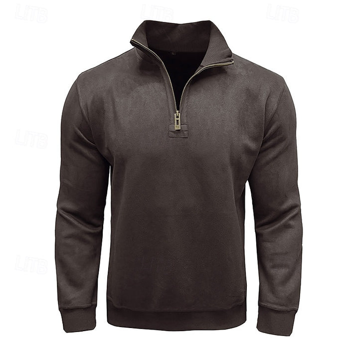 Donovan | Quarter-Zip Stand-Collar Sweatshirt