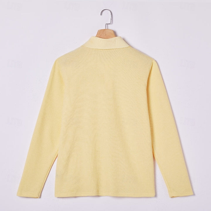 Theron | Textured Long-Sleeve Polo