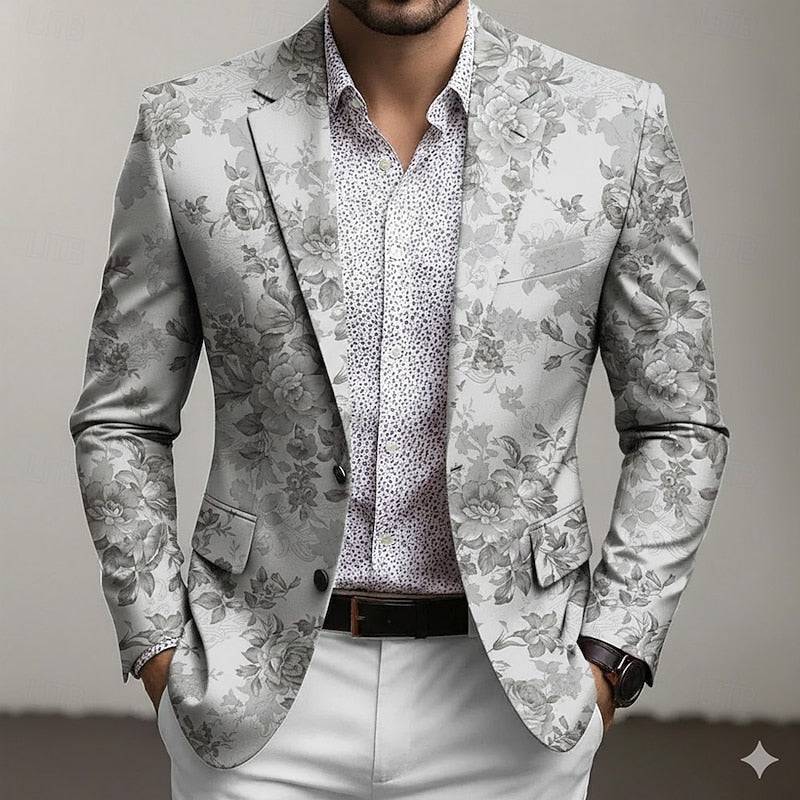 Julian | Floral Print Blazer