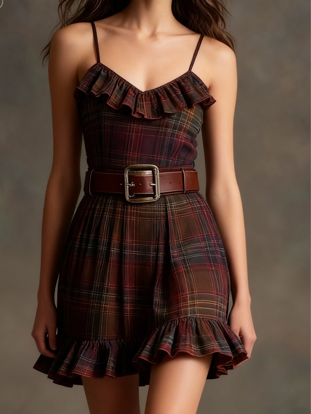 Isabeau | Ruffled Belted Two-Piece Set
