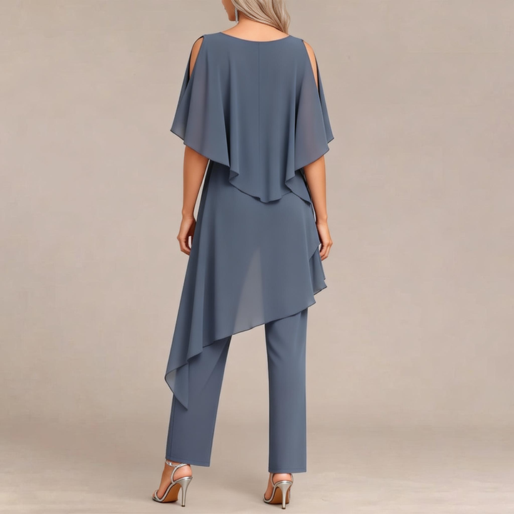 Emmeline | Flowing Overlay Two-Piece Set