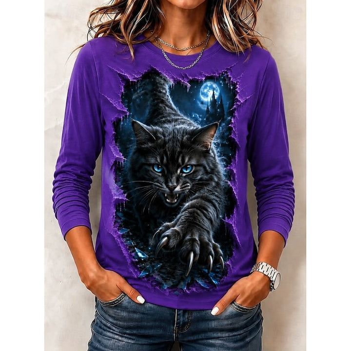 Maisie | Graphic Print Halloween Top
