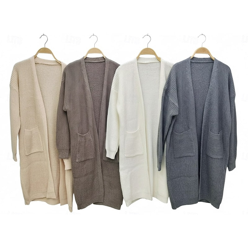 Fallon | Longline Open-Front Cardigan