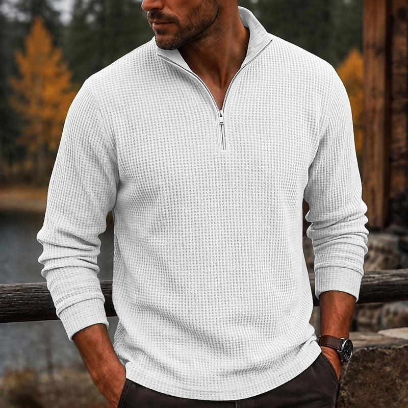 Sullivan | Textured Quarter-Zip Pullover