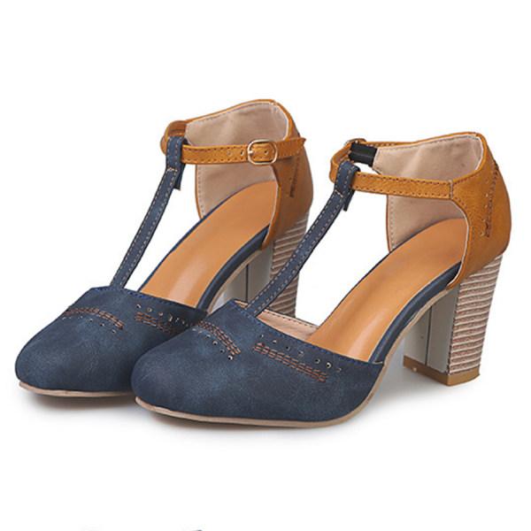 Matilda | Timeless T-Strap Block Heel Mary Janes