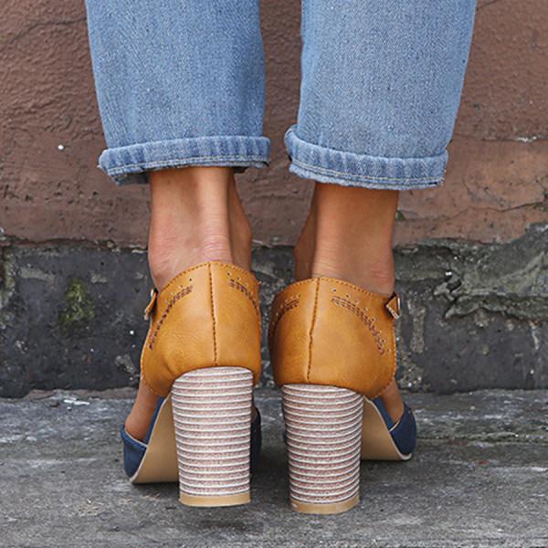 Matilda | Timeless T-Strap Block Heel Mary Janes