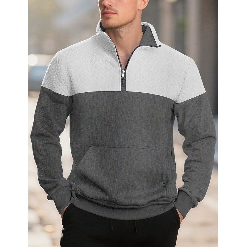Chester | Quarter-Zip Colour Block Pullover