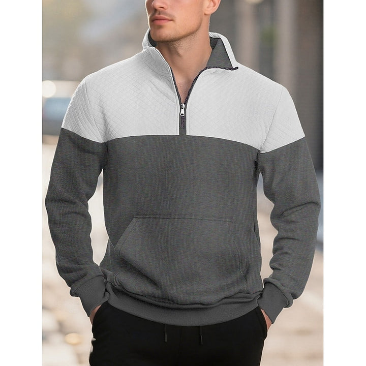 Chester | Quarter-Zip Colour Block Pullover