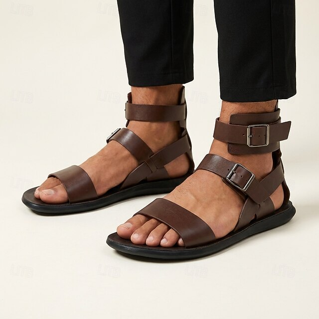 Leonidas | Men's Leather Gladiator Sandals