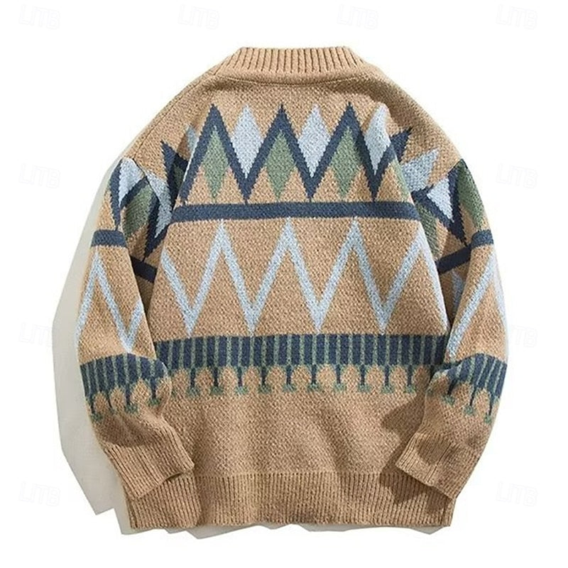 Gabriel | Christmas Button-Up Cardigan