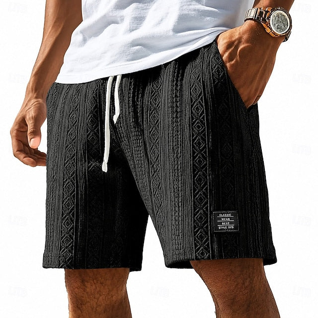 Wallace | Men's Jacquard Texture Knit Shorts