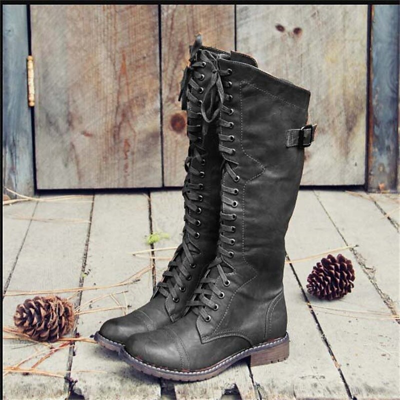 Rosamund | Timeless Lace-Up Riding Boots
