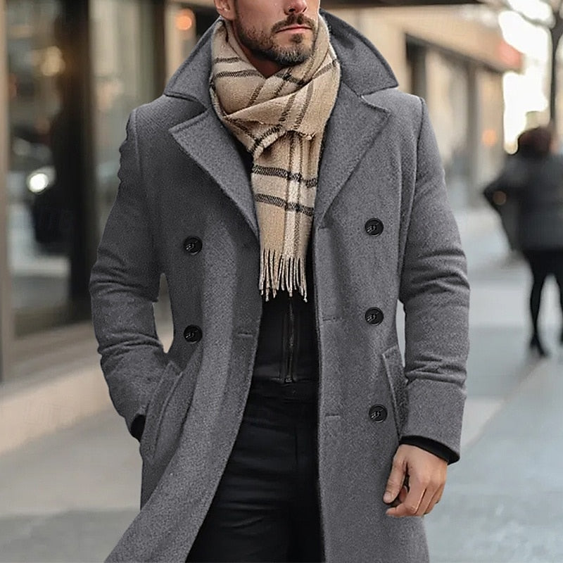 Harrington | Tailored Double-Breasted Overcoat