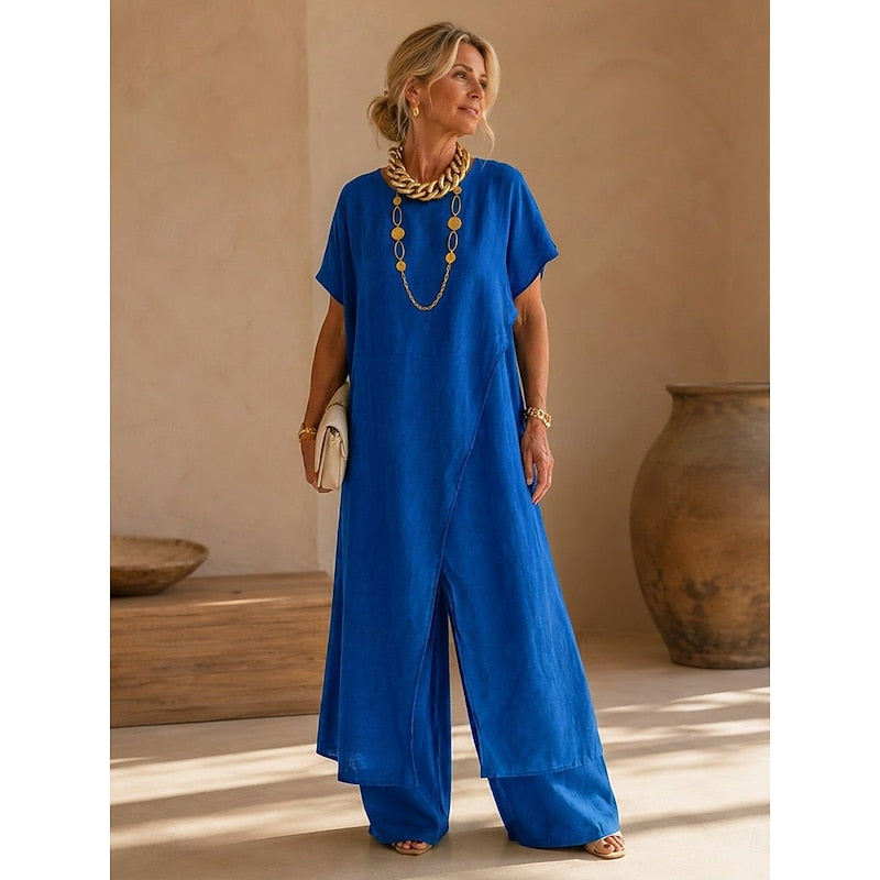 Simone | Relaxed Wrap Two-Piece Set