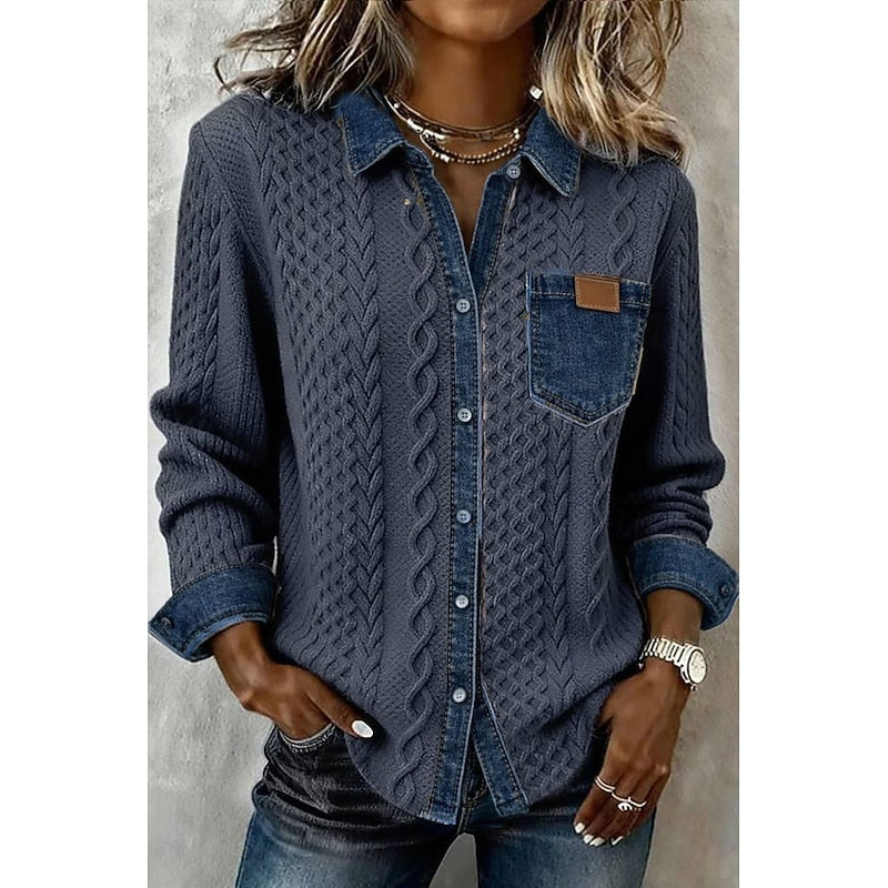 Dorothy | Textured Button-Up Shirt