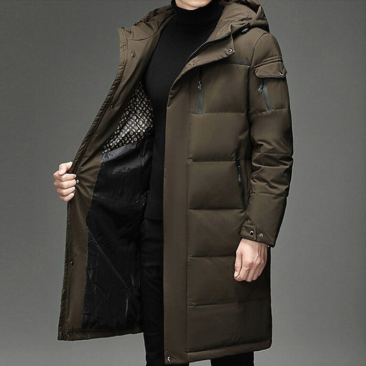 Grant | Hooded Longline Puffer Coat