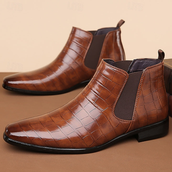 Adrian | Polished Chelsea Boots