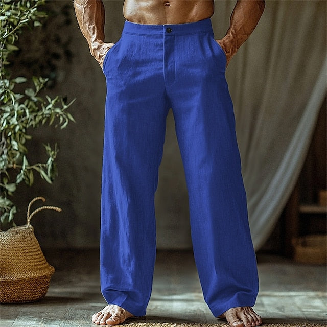 Bryan | Men's Relaxed Linen Trousers