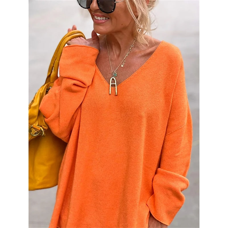 Joanne | Relaxed V-Neck Pullover